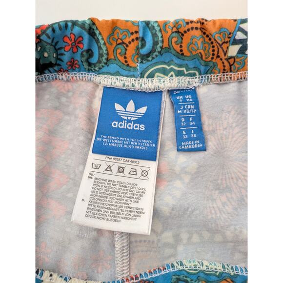 Adidas x Farm Rio Borbomix Sweatshirt & Leggings Outfit Women’s Size XS 2 Pc Set - Picture 10 of 11